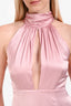 Lovers and Friends Pink Halter Sleeveless Gown Size S