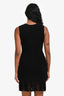 Sandro Black Knit Fringe Mini Dress Size 34