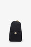 Pre-loved Chanel™ Black Washed Denim Small 25 Bag GHW