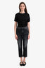 R31 Black Dark Wash Denim Straight Leg Size 28