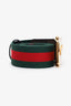 Gucci x Palace Green/Red Web Skater Belt