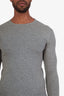 Ralph Lauren Purple Label Grey Cashmere Crewneck Sweater Size XS Mens
