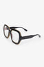 Gucci Black/Gold Interlocking G Logo Square Sunglasses