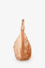 Prada Beige Tie-Dye Embroidered Braided Rope Strap Hobo Shoulder Bag