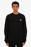 Moncler Black Logo Crewneck Sweatshirt Size XXL Mens