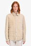 Brunello Cucinelli Light Beige Suede Light Jacket Size S