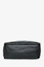 Saint Laurent 2023 Black Puffed Leather Logo Shopping Tote