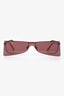 Gucci Pink GG0363S Flip Up Rectangular Sunglasses