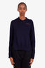 Maison Margiela Navy Destroyed Sweater Size S