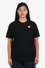 Play Comme des Garçons Black Cotton Short Sleeve T-Shirt Size XL
