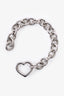 Tiffany & Co. Sterling Silver Heart Clasp Link Bracelet