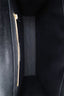 Saint Laurent Black Chevron Grained Leather Large Envelope Bag