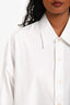 R13 White Cotton Button Down Oversized Shirt Size XS