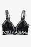 Dolce & Gabbana Black/White Lace Bralette Top Size S
