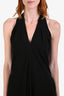 Frame Black Key Hole Halter Jumpsuit Size XS