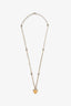 Gucci Sterling Silver Mother of Pearl Effect Enamel Heart Pendant Necklace