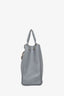 Christian Dior Grey/Pink Leather Medium Diorissimo Tote with Pouch