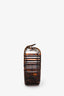 Cult Gaia Brown Acrylic Arc Clutch Bag
