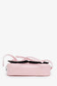 Acne Studios Pink Leather Multipocket Micro Bag with Strap
