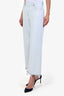 AG Light Blue Saige Wide Leg Crop Jeans Size 27
