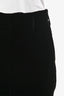 Saint Laurent 2022 Black Velvet Pleated Trousers Size 40