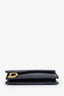 Christian Dior 2021 Black Leather Saddle Wallet