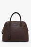 Hermès Chocolat Ostrich Bolide 35 Bag with Strap