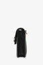 Versace Black Leather Medusa Flap Crossbody Bag