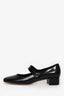 Christian Dior Black Leather Mary Jane Pumps Size 39.5