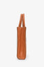 Celine Beige/Brown Canvas and Calfskin Mini Vertical Cabas Bag with Strap