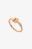 Tiffany & Co. 18K Yellow Gold T Wire Ring Size