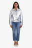 Agolde Blue Denim High Rise Unfinished Hem 'Riley' Jean Size 26