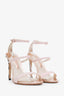 Sophia Webster Pink/Leopard Print 'Rosalind' Open Toe Heels Size 37