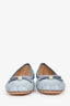 Christian Dior Blue Raffia Ballet Flats Size 39