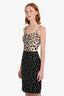 Dolce & Gabbana 2011 Black/White Silk Patterned Mini Dress Size 40