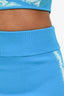 PH5 Blue Scalloped Hem Mini Skirt and Crop Top Set Size XS