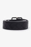 Bottega Veneta Black Intrecciato Leather Belt Size 90 36