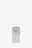 Christian Dior 2021 Off White Leather 30 Montaigne Box Bag