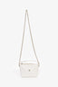 Pre-loved Chanel™ 2026 White Quilted Caviar Leather Hobo with Chain