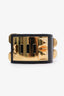Hermès Black Leather 'Collier de Chien' Bracelet with GHW