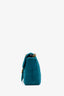 Gucci Teal Velvet GG Marmont Shoulder Bag