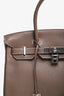 Hermès 2015 Etoupe Togo Birkin 30 SHW