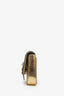 Jimmy Choo Gold Metallic Snake Embossed 'Chéri' Crossbody Bag