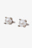 David Yurman Sterling Silver Pearl Stud Earrings