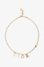 Christian Dior Gold Tone Crystal Dio(r)evolution Necklace