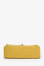 Pre-loved Chanel™ 2015-2016 Yellow Chevron Leather Mini Rectangular Flap Bag