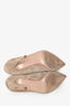 Gianvito Rossi Beige Suede Pointed Toe Stiletto Heels Size 40
