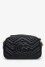 Gucci Black Leather GG Marmont Small Camera Bag