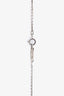 Tiffany & Co. Sterling Silver 1837 Square Pendant Necklace