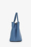 Fendi Blue Leather 2jours Top Handle With Strap